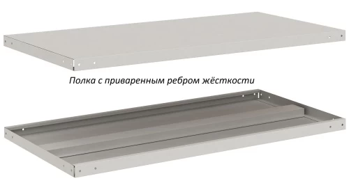 Стеллаж металлический Титан МС-750 2500x1000x500/8