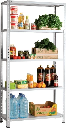 Стеллаж металлический Практик MS 220/100х25/5