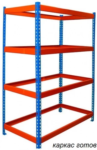 Стеллаж металлический Профи Т-160/1 (3000х1240х1005) М/6